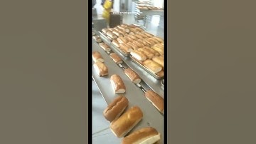 Automatic bread horizontal bag form fill seal packaging machine packing video