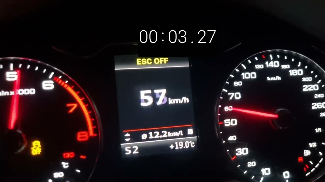 0 a 100 km/h Audi A3 1.8 tfsi 2014 Original YouTube