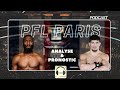 Analyse et pronostic cdric doumb vs baysangur chamsoudinov  pfl paris  tatami connexion