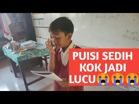  Puisi sedih kok jadi lucu ala kelas 6 jilid 2 YouTube