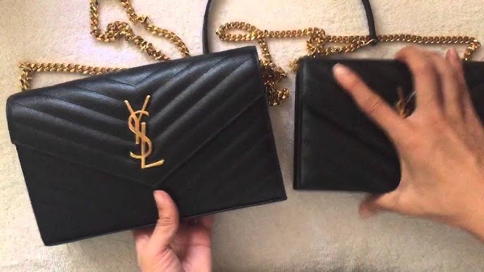 Bag review: YSL Saint Laurent Wallet on Chain Purse  Ysl wallet on chain,  Ysl wallet, Wallet on chain outfit
