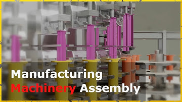 Manufacturing Machinery Animation • Syringe Assemly