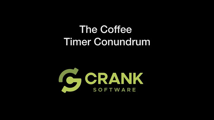 The Coffee Timer Conundrum | Crank Software Storyboard-Built GUI Application