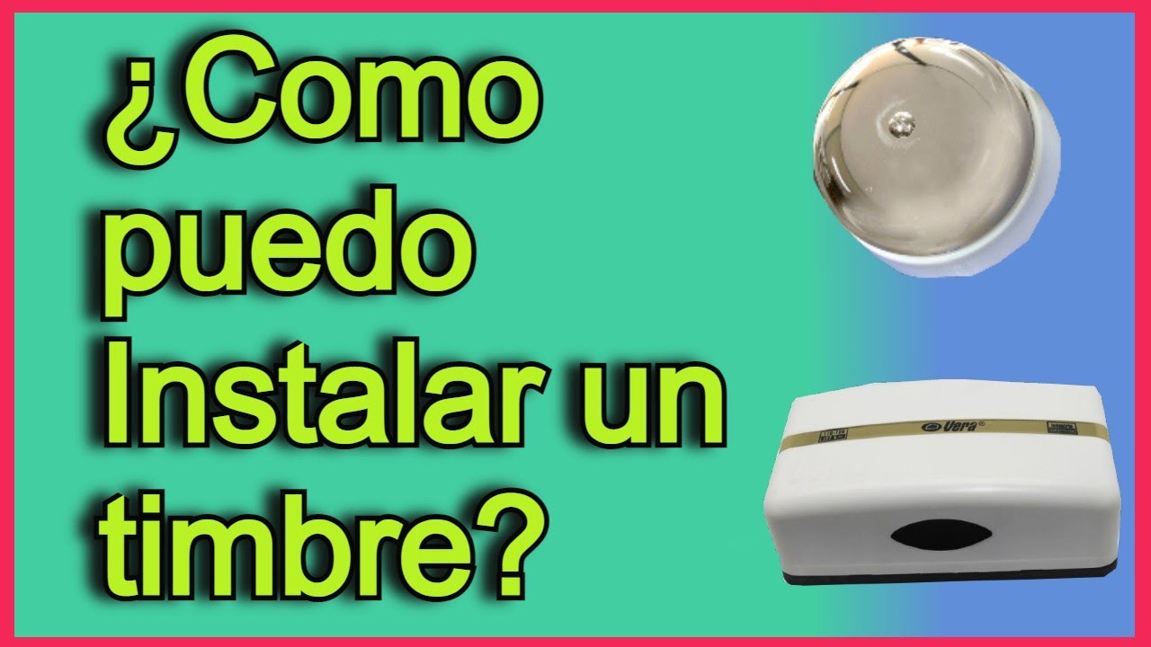 Como puedes instalar un Timbre para una casa/ Paso a Paso. 