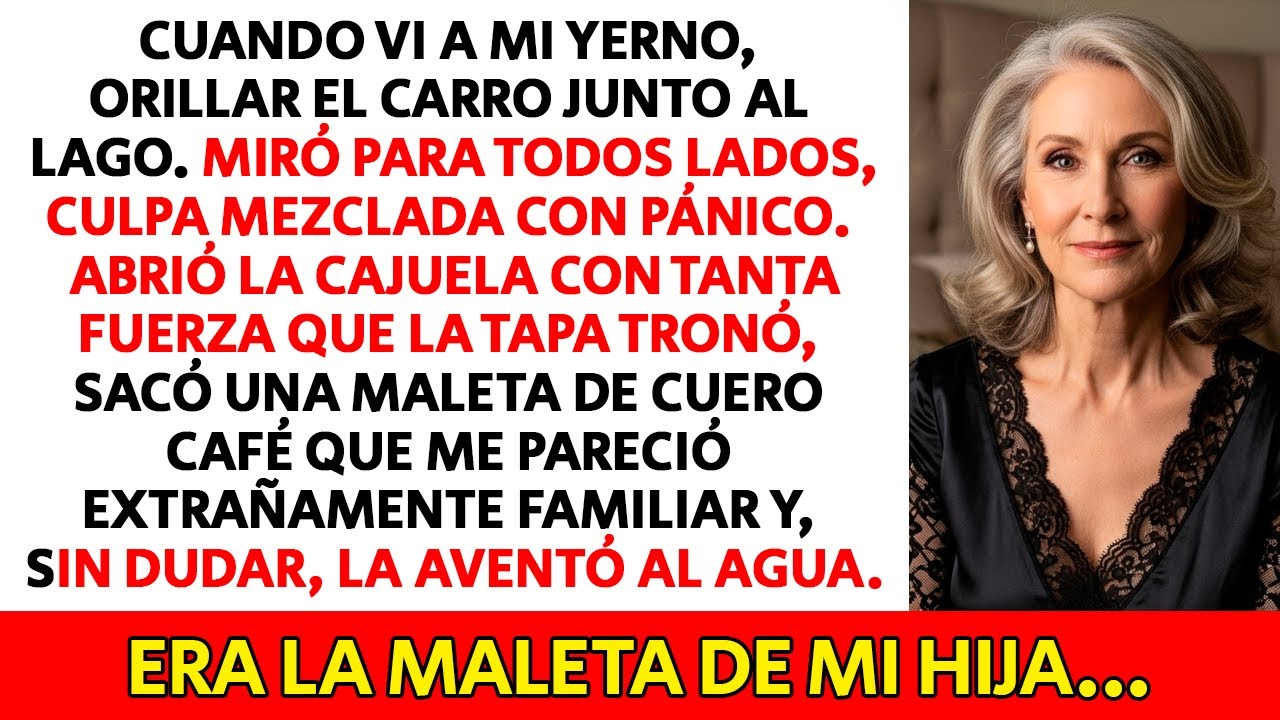 Mi YERNO aventó una MALETA al lago y se dio a la fuga — lo que encontré dentro me dejó sin piso...