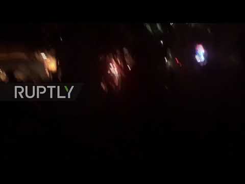 USA: Police deploy tear gas on anti-Trump protesters after President's rally