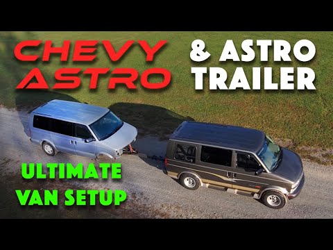 ULTIMATE VAN BUILD: DIY Offroad ASTRO Camper Van  & Astro-Based Trailer Setup Episode 1