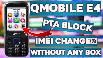 QMobile E4 Imei Change With New Code Working