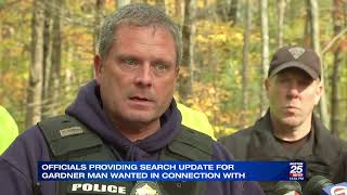Officials providing update on search for Gardner man wanted in connection with wife's death Gardner