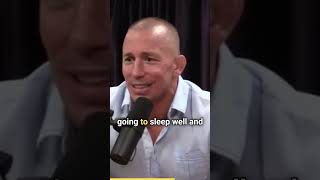 GSP's way to cope with stress the night before the fight!