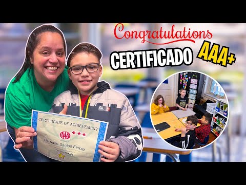 MINHA PREMIAÇÃO COM CERTIFICADO NA ESCOLA DOS EUA - Bernardo Ferraz