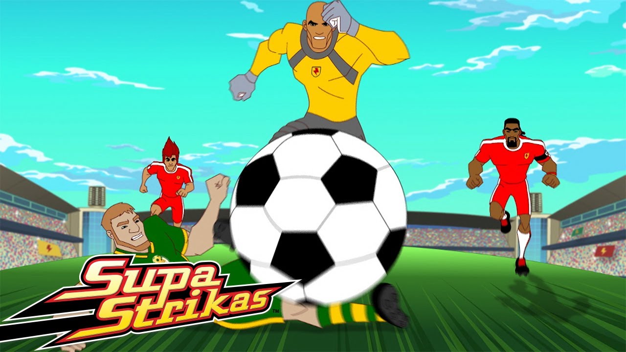 Supa Strikas Arabic | سوبا ستريكاس | كرتون كرة القدم للصغار | احتجاز بيغ بو