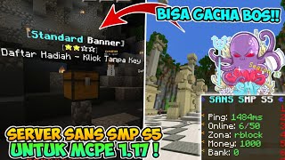 SERVER SANS SMP S5 Di MCPE!! JOIN GRATIS! BISA GACHA 😱 screenshot 4