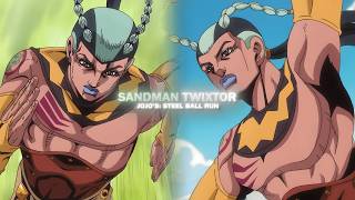 Sandman Twixtor Clips 4K Quality Steel Ball Run Ep1