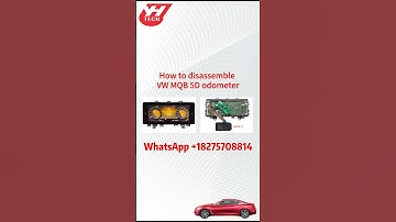 VW Golf 8  MQB RH850 5D LCD virtual cluster Disassembly and Interface Board Installation Tutorial