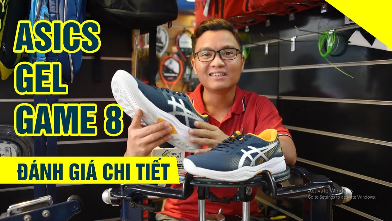 sporthouse.vn | Đánh giá giày Tennis Asics Gel Game 8