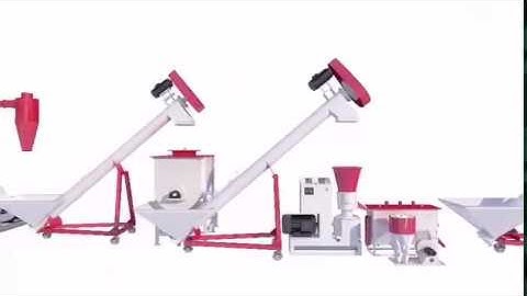 Small Scale Poultry Feed Production Line, Chicken Feed Pellet Machine