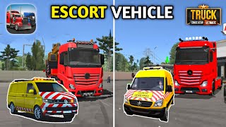 🚚Escort Vehicle Comparison Between Truck Simulator Ultimate with Universal Truck Simulator | Escort screenshot 3