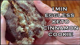 1MIN EGGLESS KETO CINNAMON COOKIE