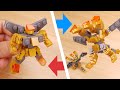 LEGO brick robot transformers tutorial - 3 headed gold dragon - G-Dragon