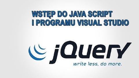 Kurs jQuery - Wprowadzenie do kursu
