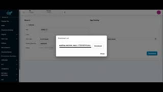 CPS Generate and Download Report