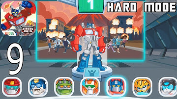 Transformers Rescue Bots: Disaster Dash Hero Run /Hard Mode/  - iPhone Gameplay Walkthrough Part 9