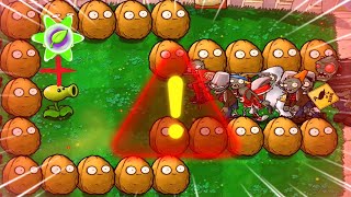 When peashoot eat plant food,Which 10000 HP zombie family can defeat him? - Plants Vs. Zombies