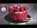 Tarta de miel con frambuesas - MEDOVIK