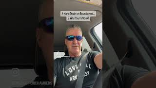 Hard Truth: On Boundaries…& Why Your’s Stink!