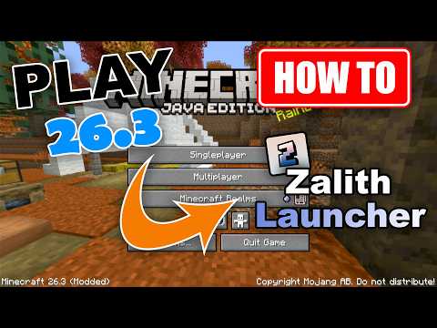 How To Play 26.3 Zalith Launcher