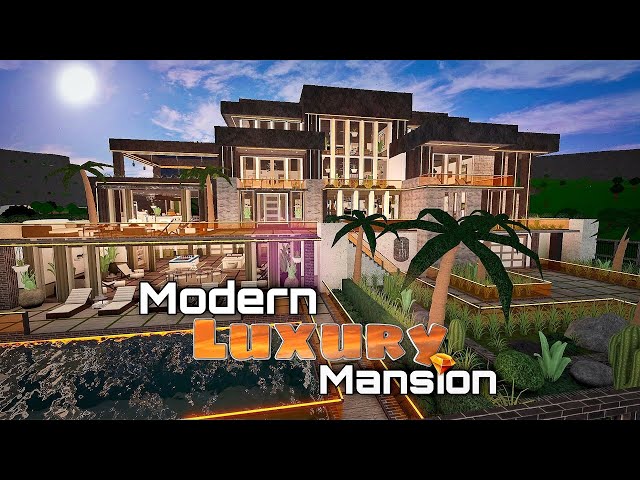 bloxburg luxury mansion tour ~ twinergy builds ~