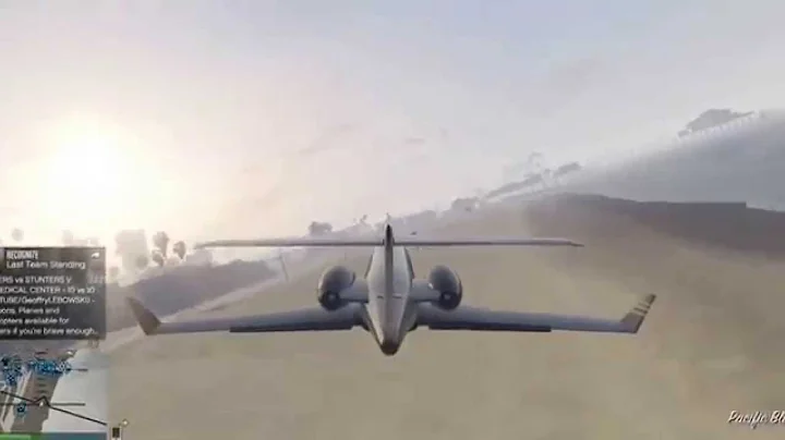 Gta 5 airplane explosion!