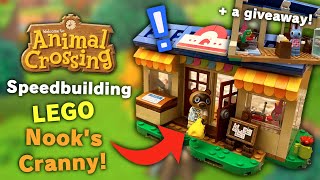 Speedbuilding the LEGO Animal Crossing Nook's Cranny Set! by Crossing Channel 13,811 views 2 months ago 10 minutes, 21 seconds