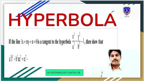 If the line lx+ my+ n =0    is a tangent to the hyperbola x^2/a^2-y^2/b^2=1 , then show thata