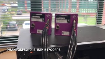 Phantom High Speed Cameras with Euresys Coaxlink Octo frame grabber