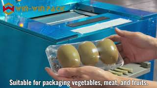 Celebrity WIN WIN PACK Kiwifruit Cling Film Wrapping Machine | Suitable for Vegetables, Fruits & Meat Profile