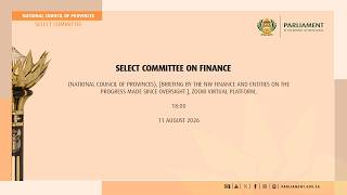 Select Committee on Finance, 11 August 2026