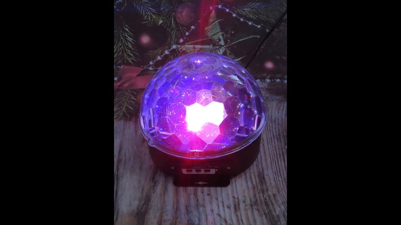Светодиодная цветомузыка - Led Magic Ball Light (Диско-Шар)
