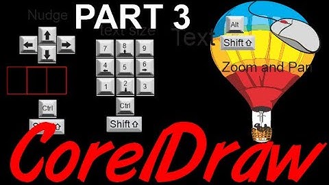 CorelDraw Tips & Tricks Aarow keys and Aarow keys in your number key pad and more Part 3