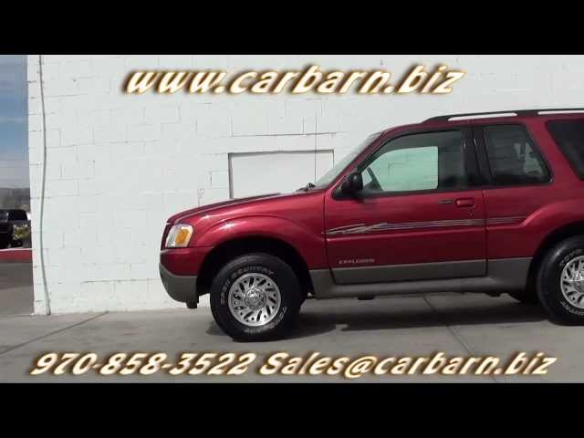 SOLD! - 2001 Ford Explorer Sport 4x4 at Car Barn in Fruita, CO near Grand Junction