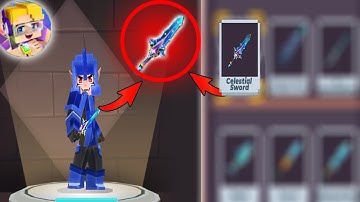 New CELESTIAL DIAMOND SWORD In Bed Wars | Blockman Go Gameplay (Android , iOS)