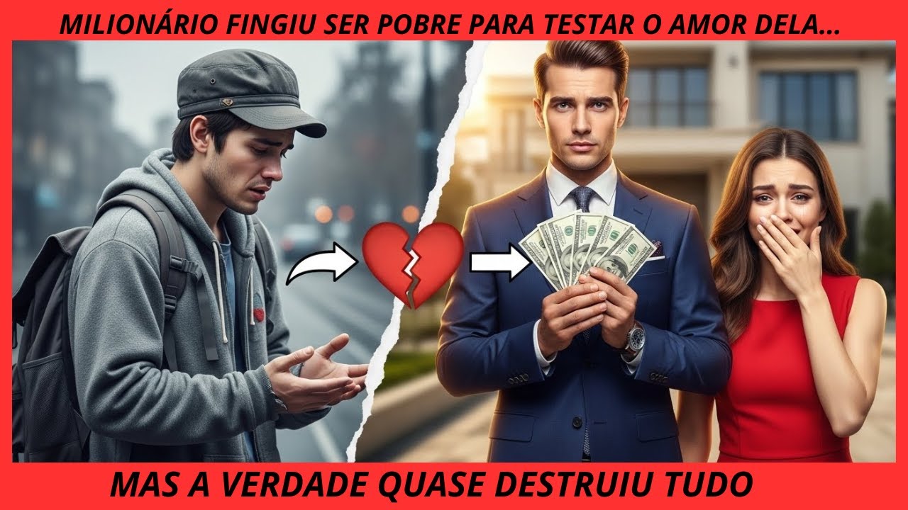 Ele Fingiu Ser Pobre Para Testar o Amor Dela… Mas a Verdade Quase Destruiu Tudo