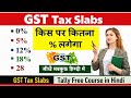 GST Tax Slab Explained | Complete Guide in Simple Hindi#tallyprime #gst