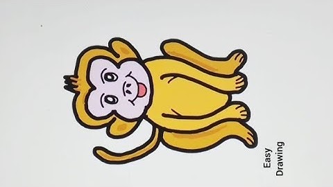 Draw Cute Monkey With Number 3 ❤️l  @drawing @art