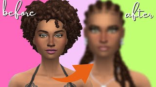 TURNING MY SIM INTO A PARTY GIRL | Sims 4 CC CAS