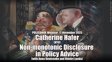 17 November 2025, Catherine Hafer (NYU)