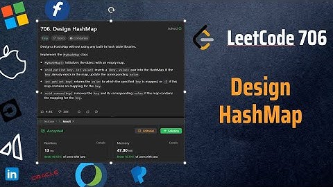 706 Design HashMap | LeetCode | Daily Challenge | Implement HashMap without built-in libraries.