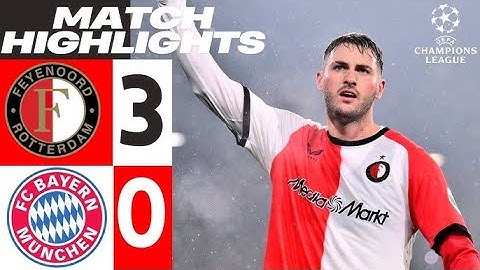 Feyenoord vs Bayern Munich (3-0) Extended Highlights & All Goals 2025 | Champions League