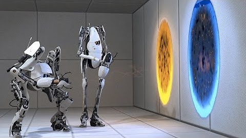 Portal 2: Co-op Splitscreen Multiplayer Gameplay Walkthrough Part 2